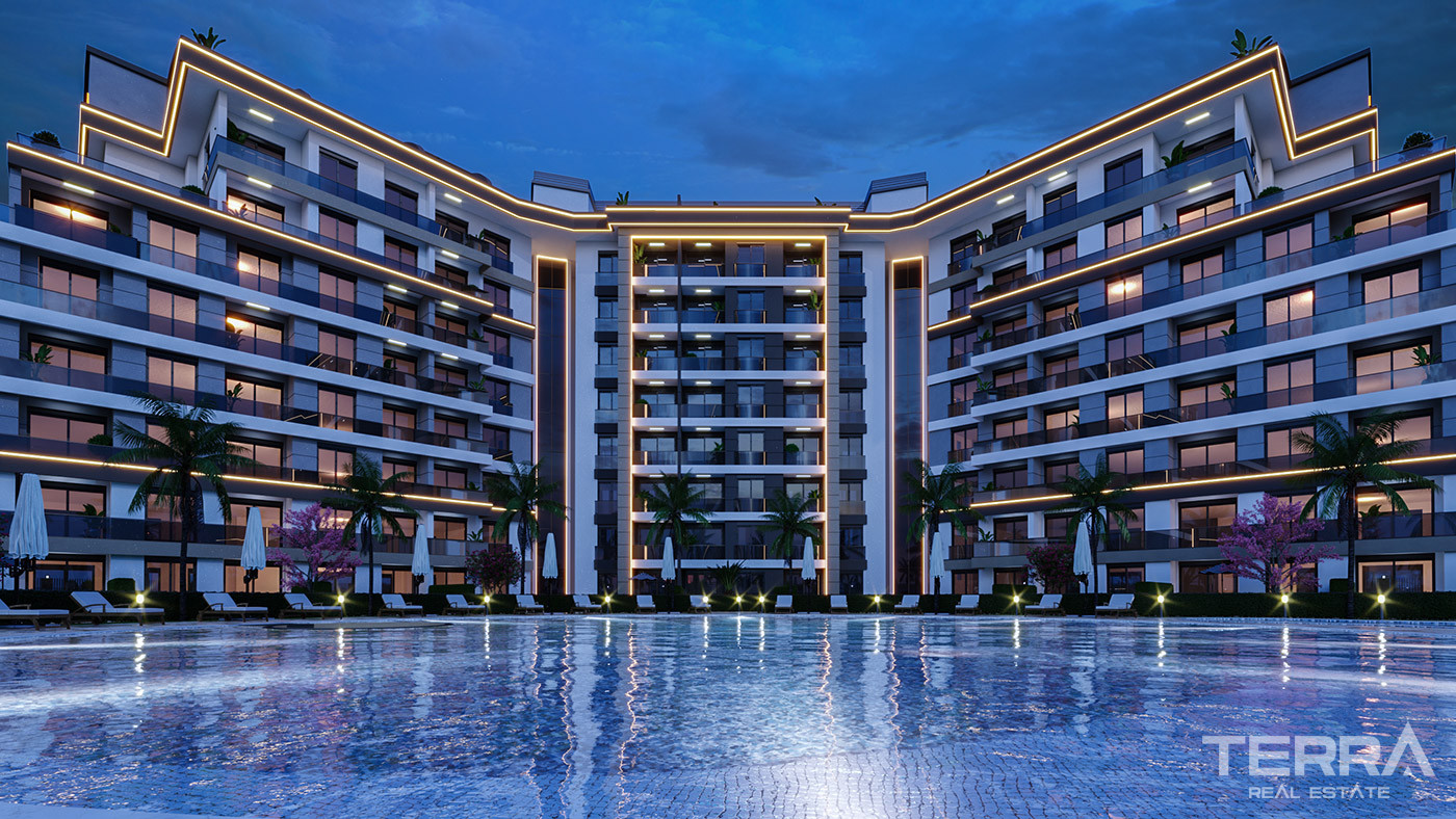 Contemporary Style Apartments in a New Area of Altıntaş, Antalya - 88422