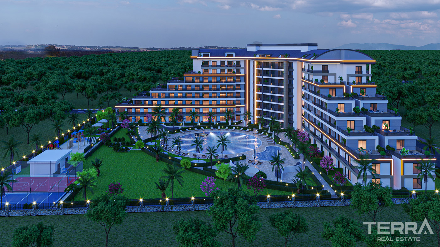 Contemporary Style Apartments in a New Area of Altıntaş, Antalya - 88428