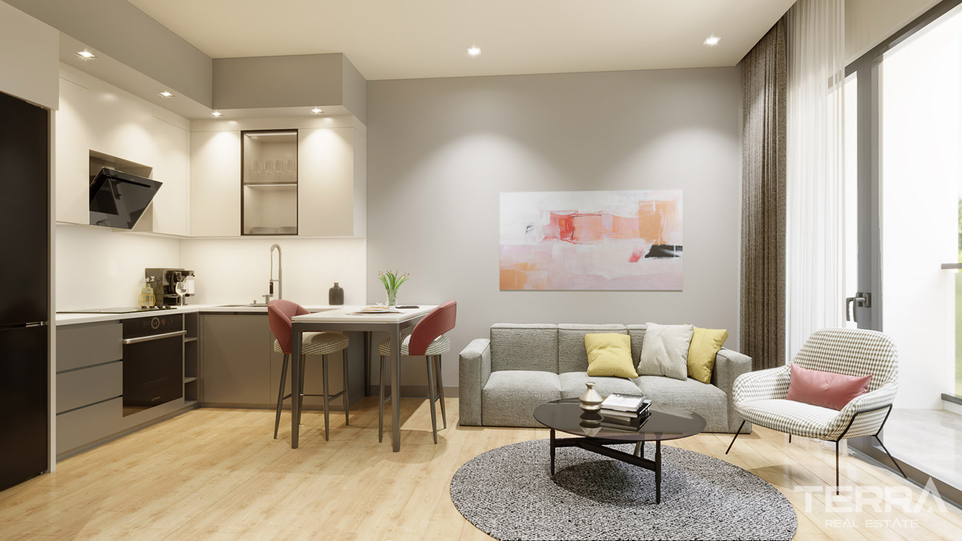 Contemporary Style Apartments in a New Area of Altıntaş, Antalya - 88433