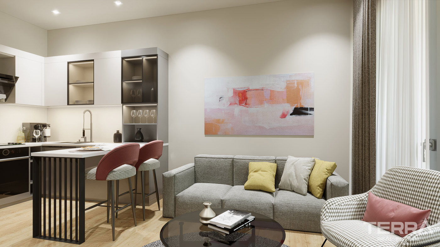 Contemporary Style Apartments in a New Area of Altıntaş, Antalya - 88439