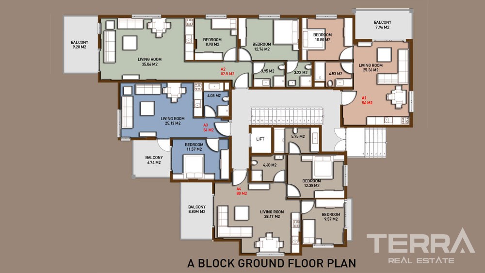 Cosy apartments for sale in popular Oba, Alanya - 3975