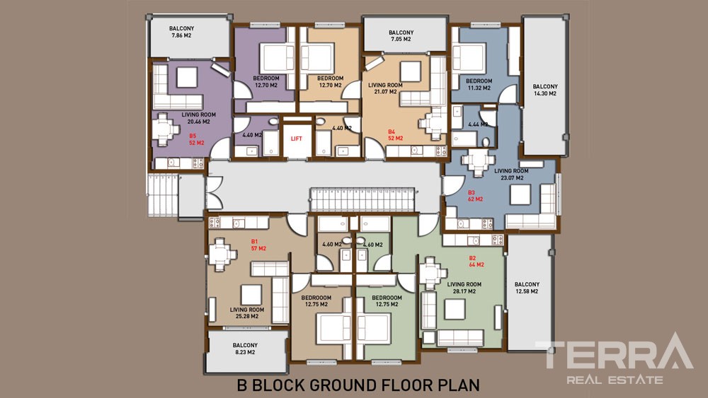Cosy apartments for sale in popular Oba, Alanya - 3978