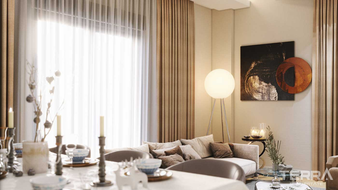 Centrally Located Flats Offering Indoor Car Parking Area in Antalya - 88575