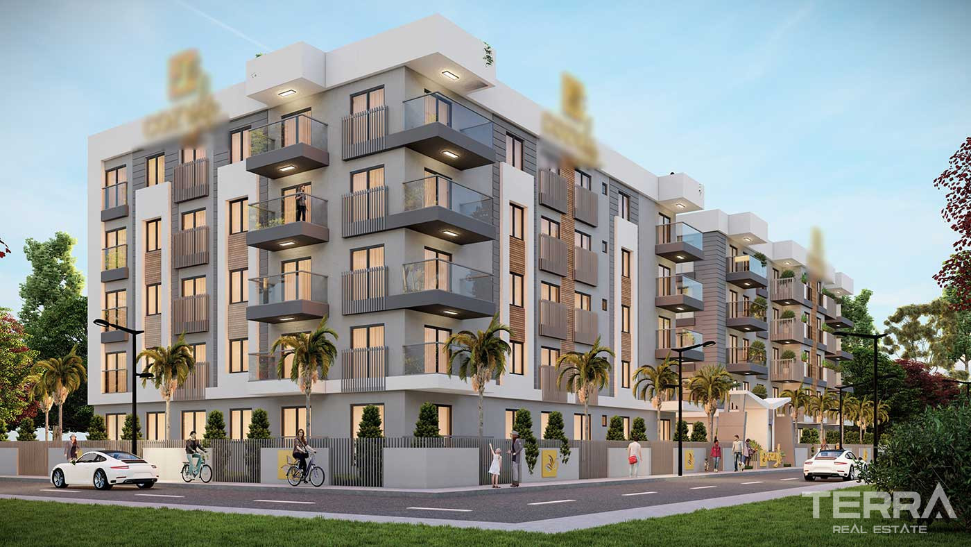 Centrally Located Flats Offering Indoor Car Parking Area in Antalya - 88580
