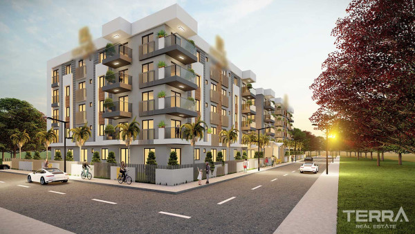 Centrally Located Flats Offering Indoor Car Parking Area in Antalya