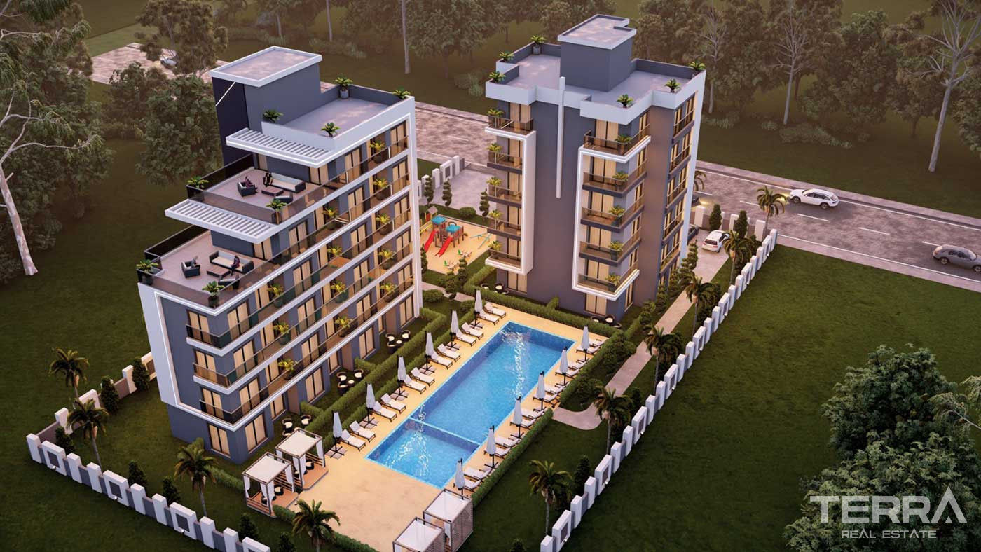 Modern Apartments in Altıntaş, Antalya Offering Comfortable Features - 88810