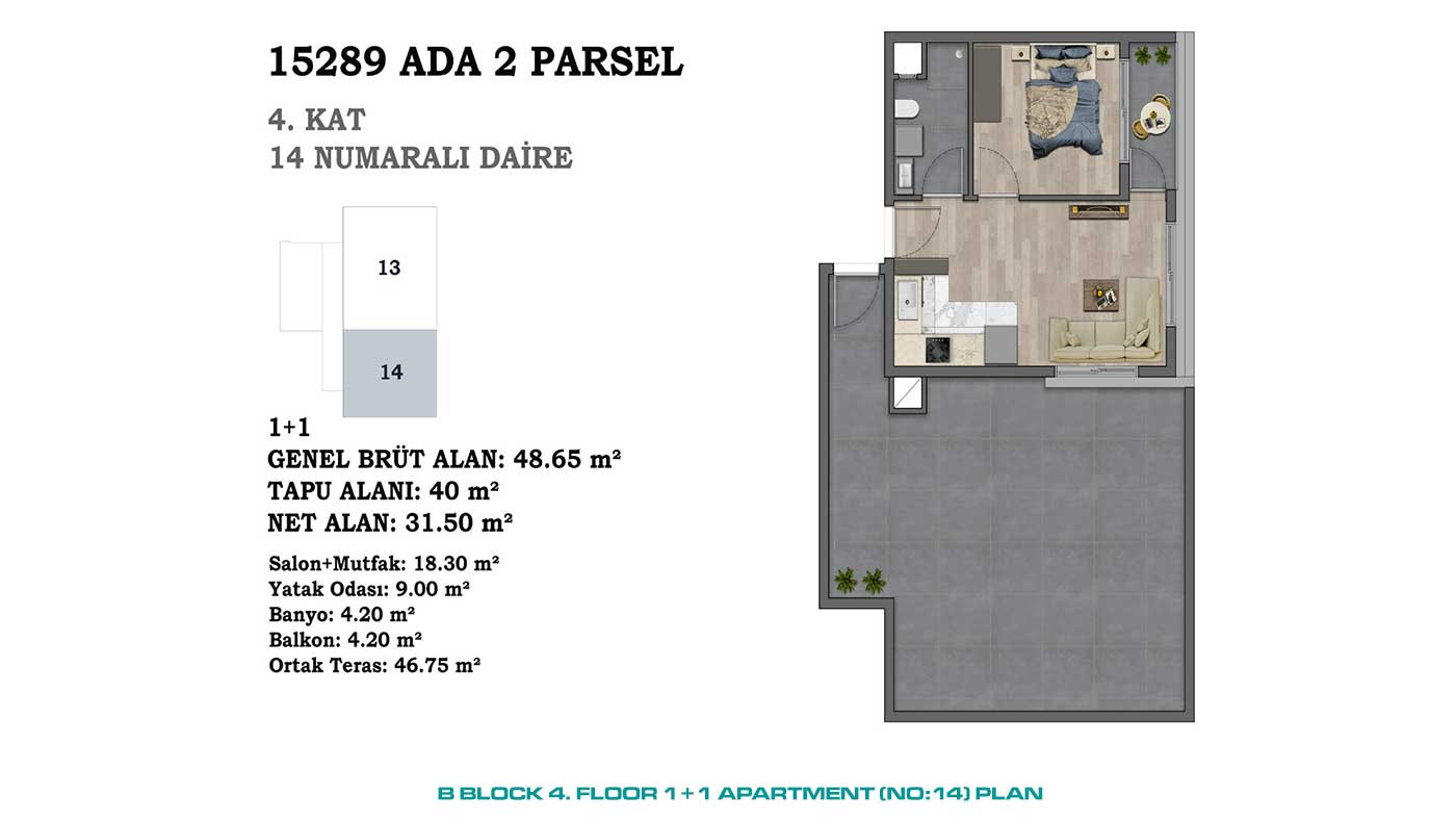 Modern Apartments in Altıntaş, Antalya Offering Comfortable Features - 88823