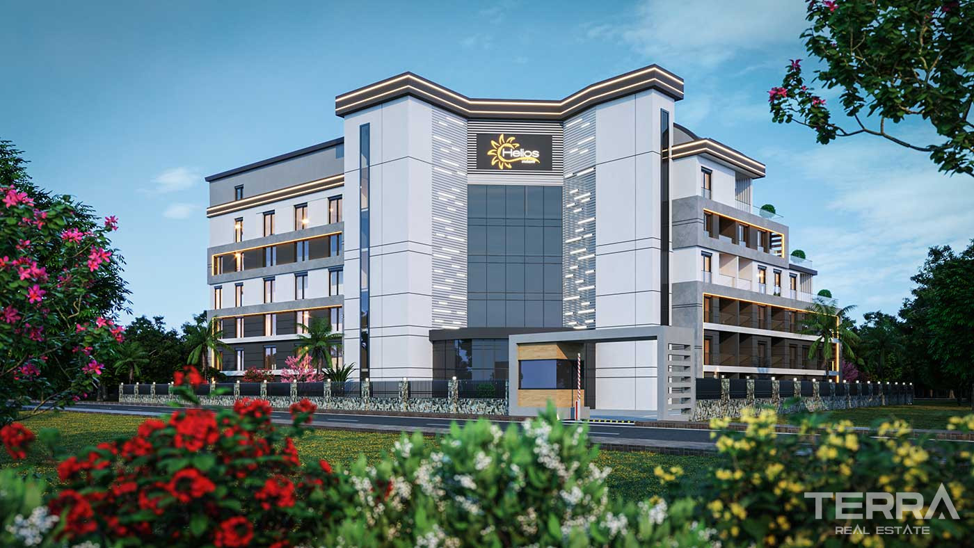 Mehrere soziale Annehmlichkeiten von stilvollen Antalya Apartments in Altıntaş - 88866