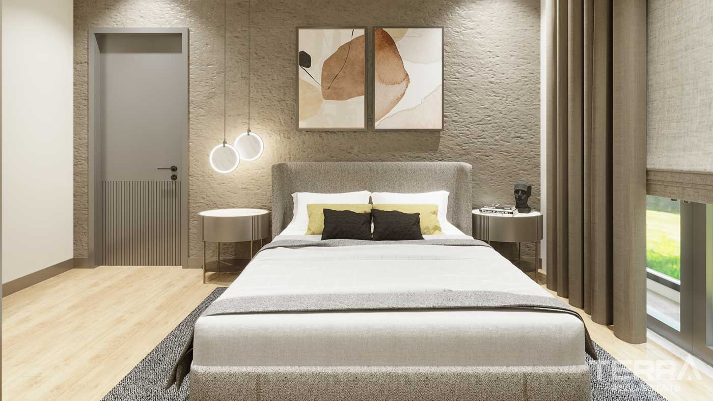Mehrere soziale Annehmlichkeiten von stilvollen Antalya Apartments in Altıntaş - 88891
