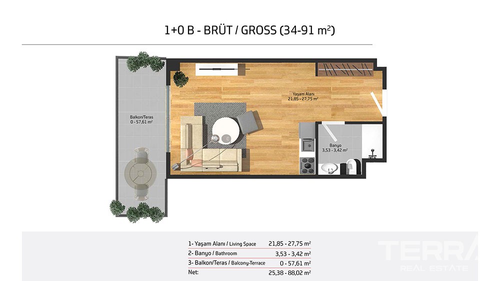 Luxuswohnungen zu verkaufen in Zentral Beylikdüzü, Istanbul - 4001