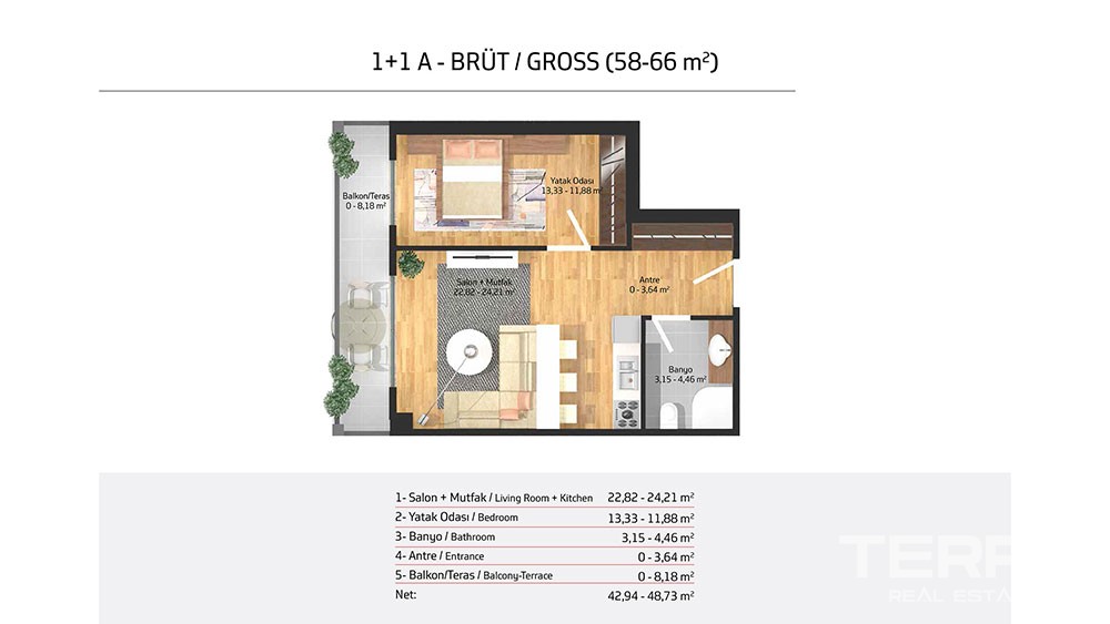 Luxuswohnungen zu verkaufen in Zentral Beylikdüzü, Istanbul - 4005