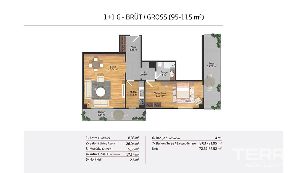 Luxuswohnungen zu verkaufen in Zentral Beylikdüzü, Istanbul - 4014