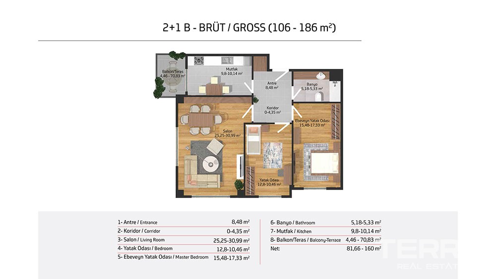 Luxuswohnungen zu verkaufen in Zentral Beylikdüzü, Istanbul - 4016