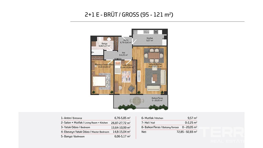 Luxuswohnungen zu verkaufen in Zentral Beylikdüzü, Istanbul - 4019