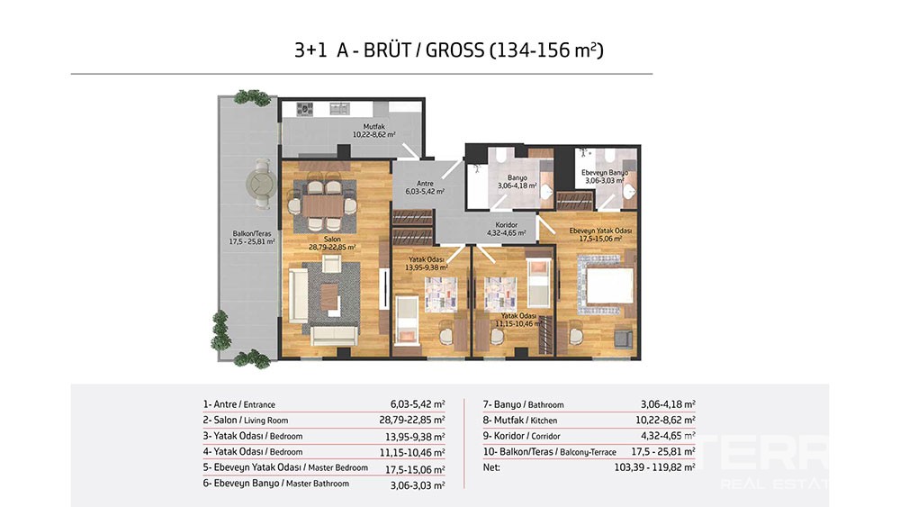 Luxuswohnungen zu verkaufen in Zentral Beylikdüzü, Istanbul - 4025