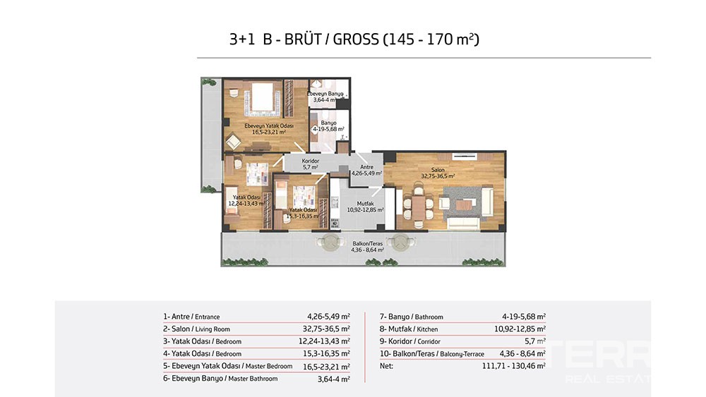 Luxuswohnungen zu verkaufen in Zentral Beylikdüzü, Istanbul - 4026