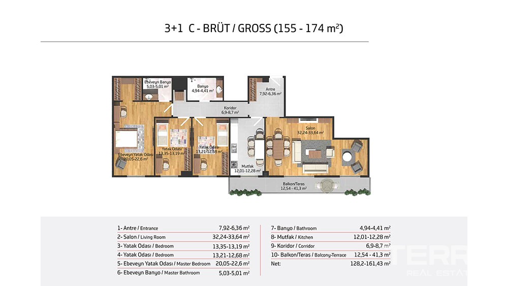 Luxuswohnungen zu verkaufen in Zentral Beylikdüzü, Istanbul - 4028