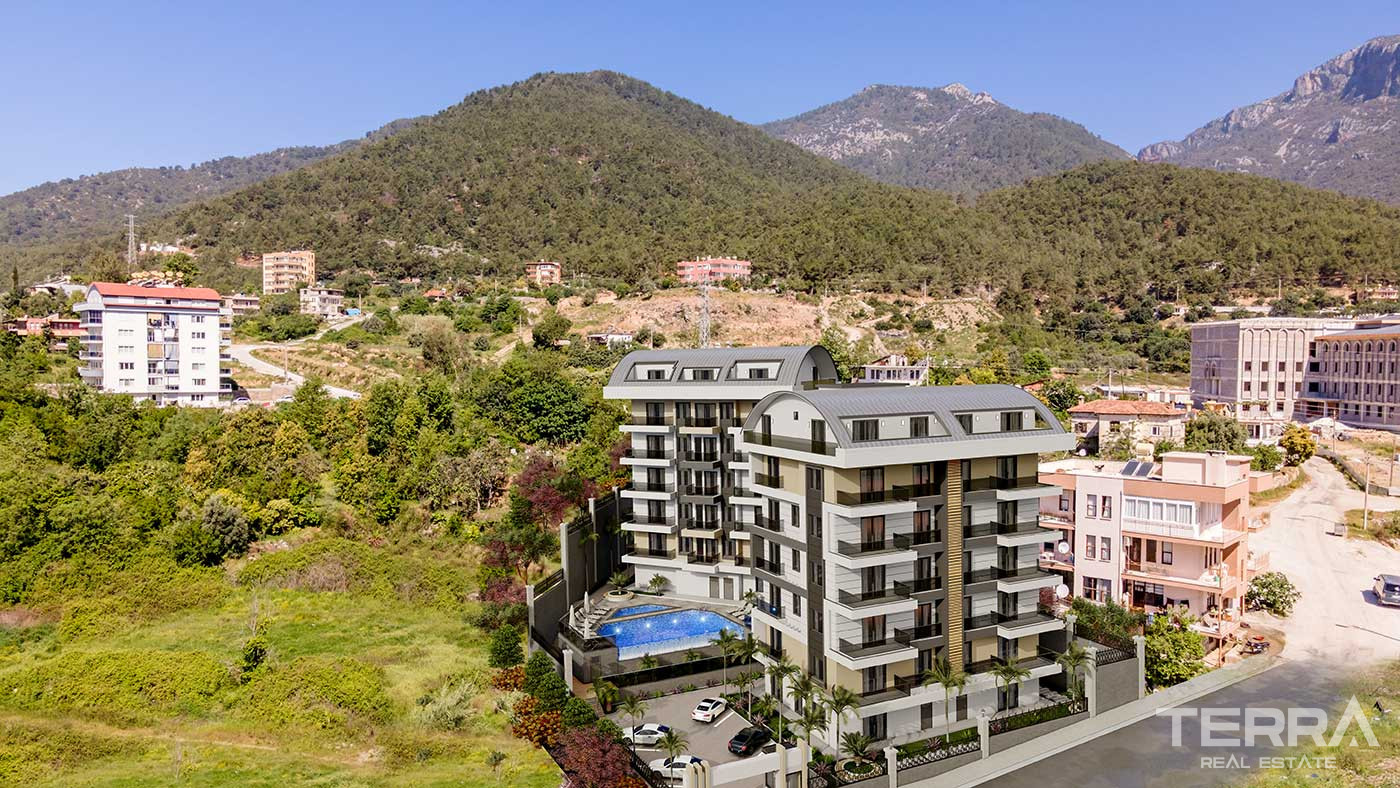 Newest Cozy Flats for Sale in Çıplaklı, Alanya - 89095