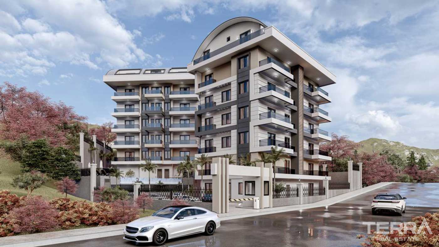 Newest Cozy Flats for Sale in Çıplaklı, Alanya - 89097