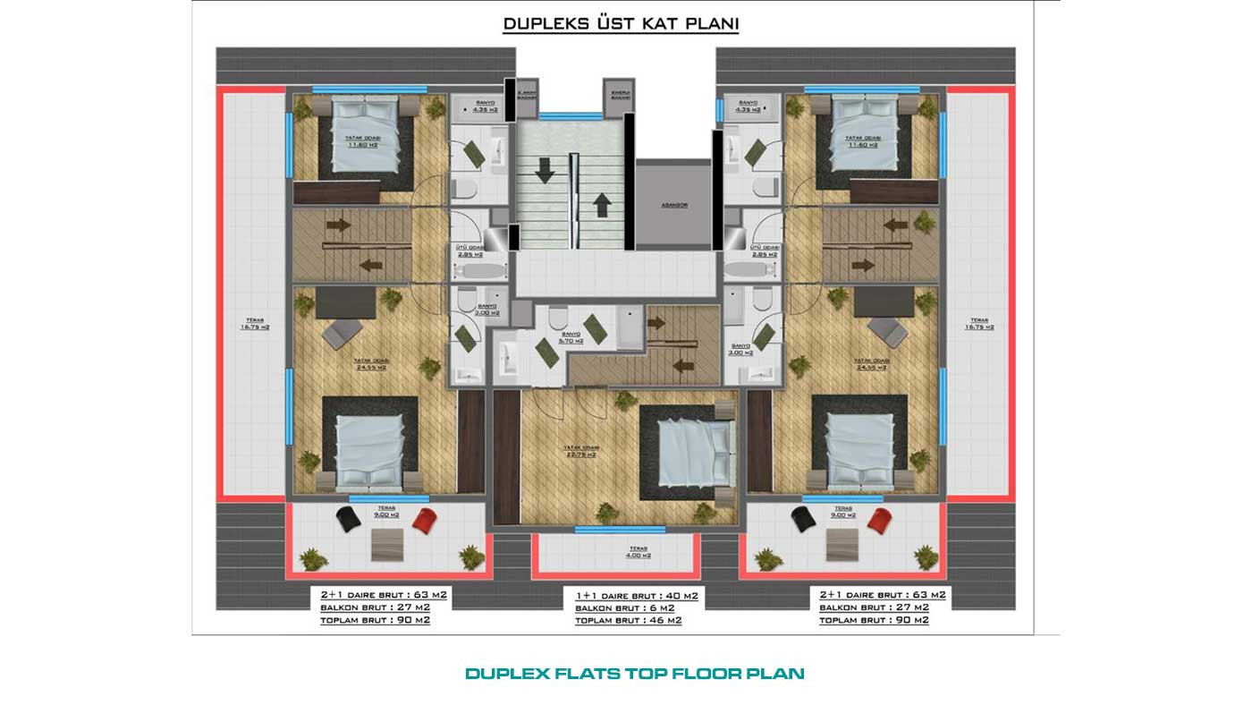 Newest Cozy Flats for Sale in Çıplaklı, Alanya - 89104