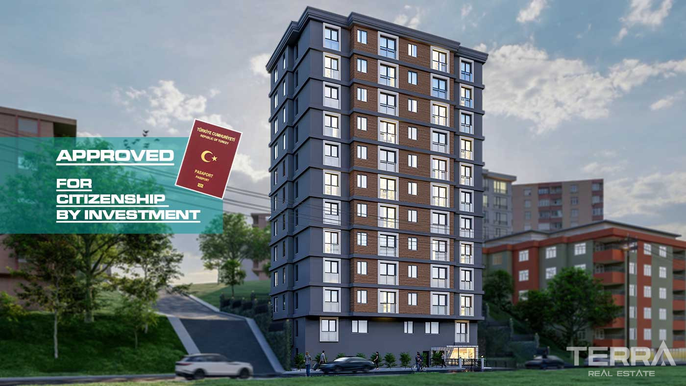 Apartments in a Residential Project with an Art Gallery in Kağıthane