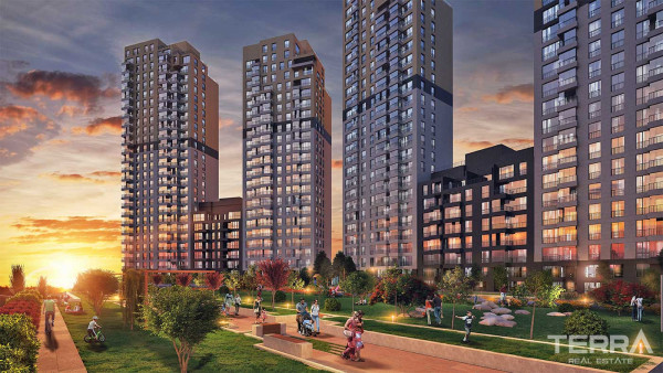 Квартиры с видом на море в роскошном комплексе DKY Kartal, Стамбул