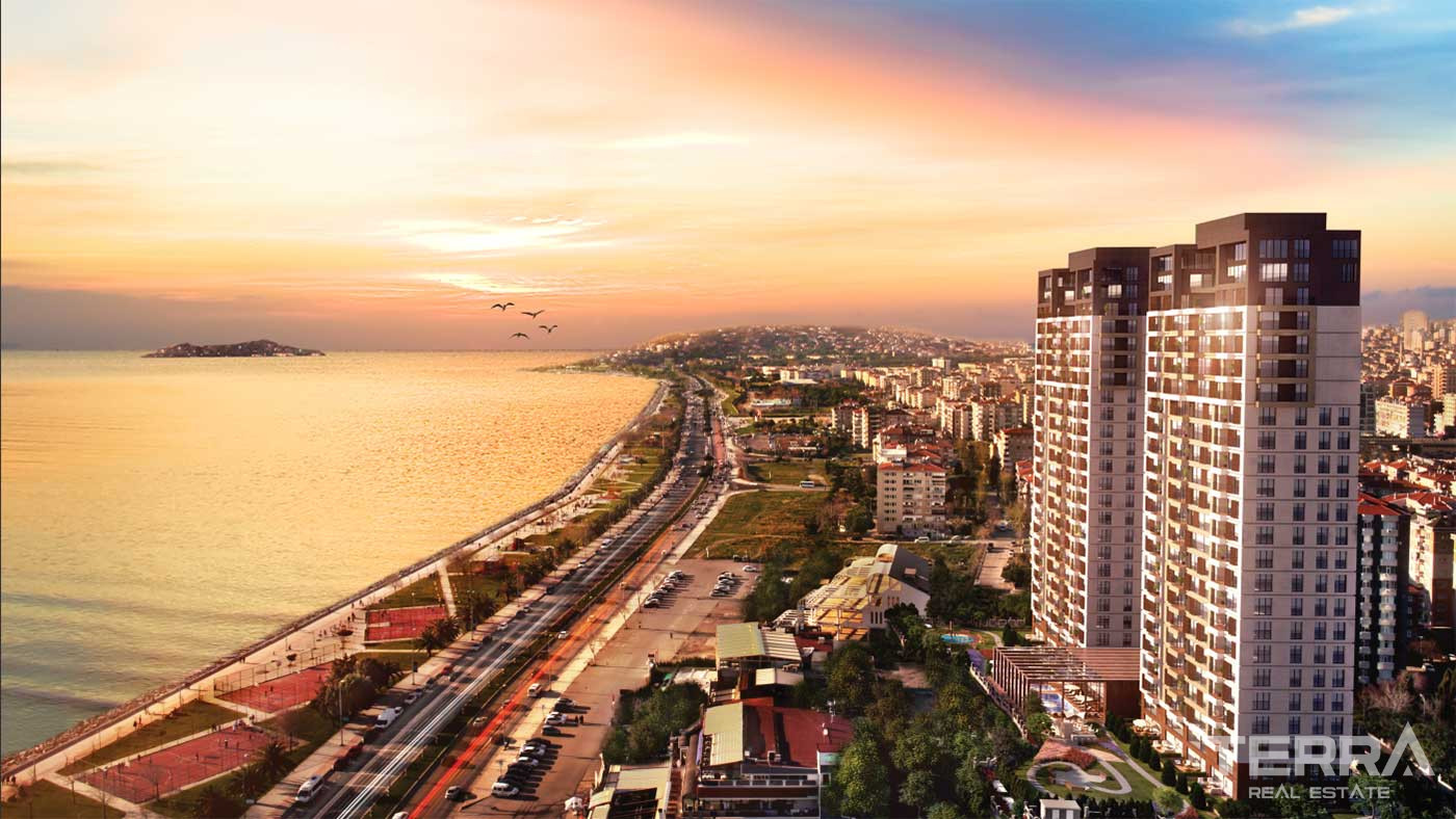Conveniently Located Sea View Apartments in Kartal, İstanbul