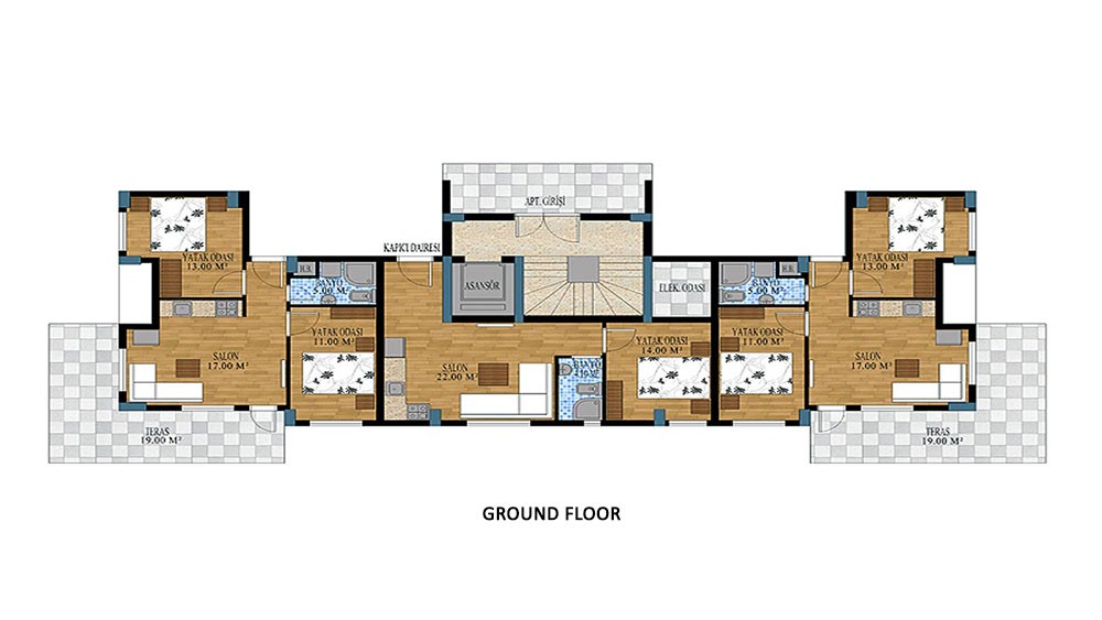 Modern apartments for sale in Konyaalti, Antalya - 4177