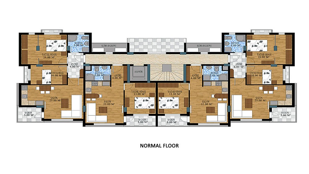 Modern apartments for sale in Konyaalti, Antalya - 4178
