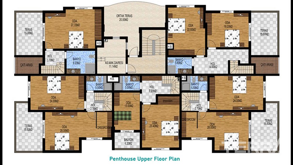 Stylish apartments for sale in Antalya - 4221