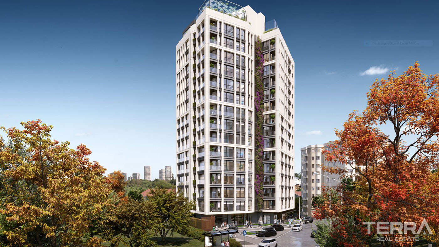 İstanbul Flats in a Desirable Location of Beşiktaş, Levent