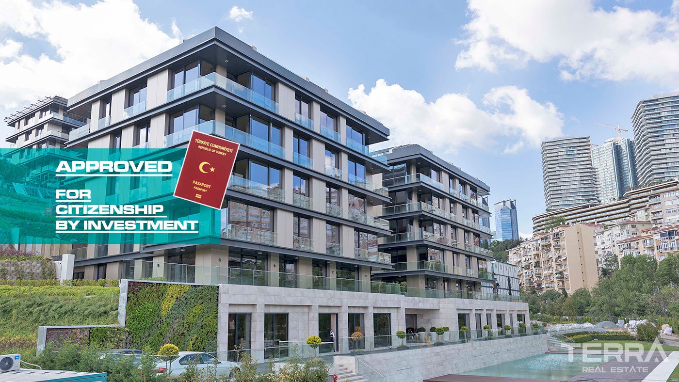 Bosphorus View Apartments in a Deluxe Complex in Beşiktaş