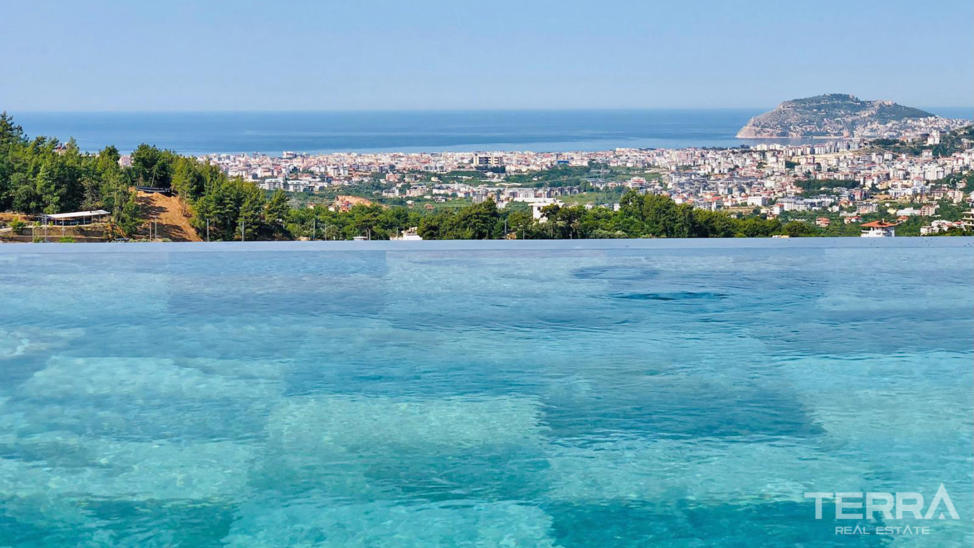 Oba'da Kaliteli İç ve Dış Mekan Özelliklerine Sahip Eşyalı Villa