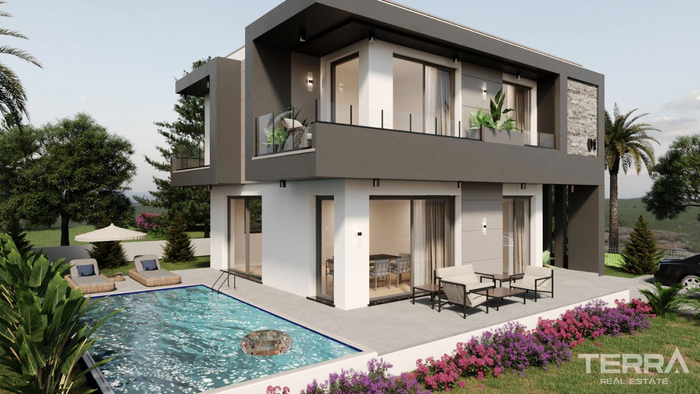 Well-Positioned Detached Villas with Gardens in Kyrenia, Cyprus