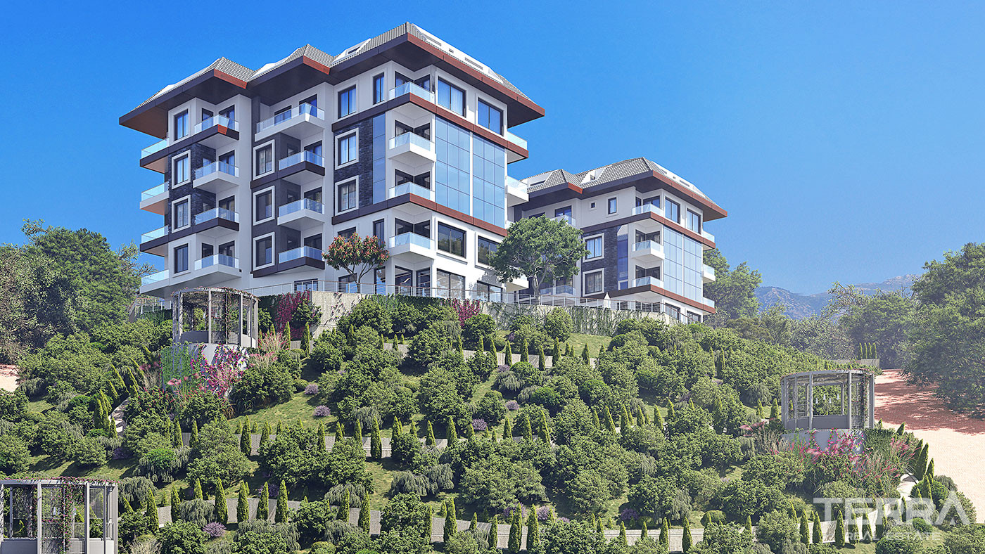 Privileged Lifestyle with 1 Bedroom Apartment in Kargıcak, Alanya