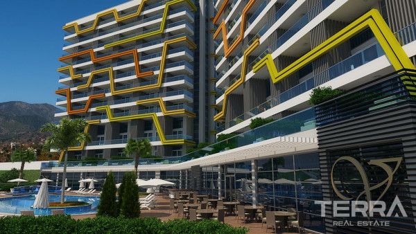 Vesta Star Luxus-Wohnungen in der Nähe von Alanya Stadt zu verkaufen