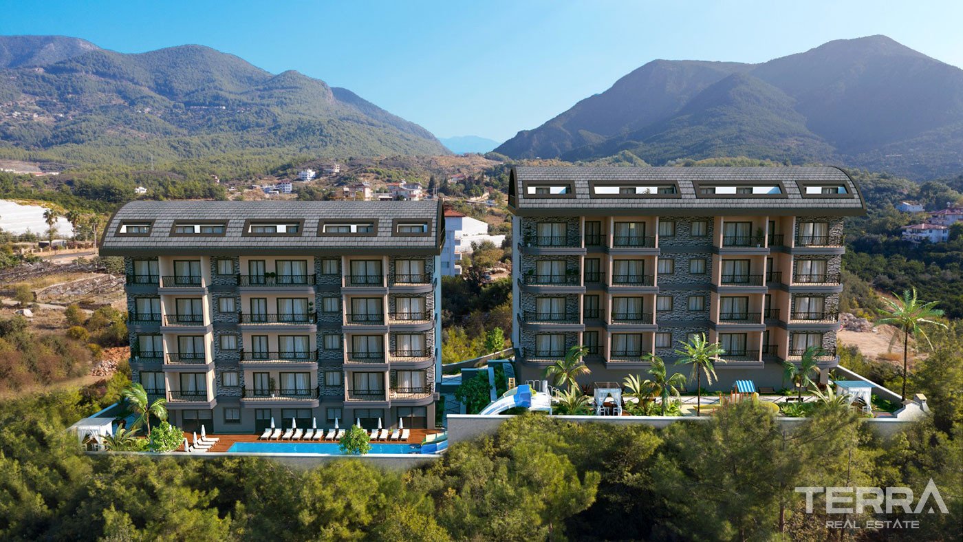 Comfortable Living with New Flats in a Popular Area of Oba, Alanya