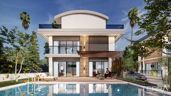Luxusvillen mit Pool zum Kauf in Belek, Antalya, Türkei