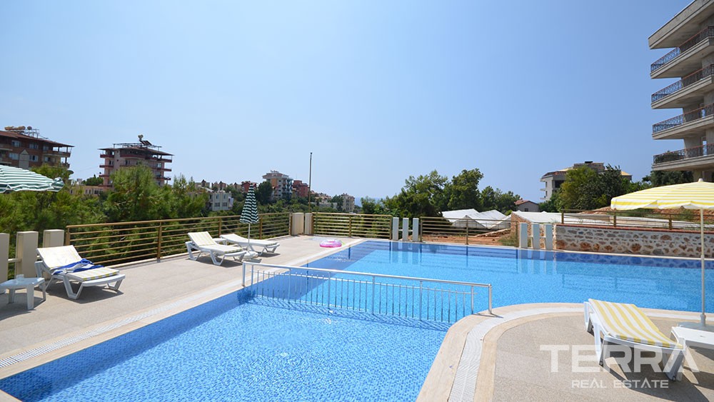 Sea view apartments on a hilltop in Kestel Alanya - 4417