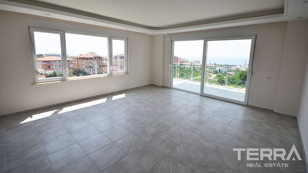 Sea view apartments on a hilltop in Kestel Alanya - 4433