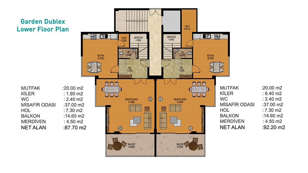 Exklusive Penthouse-Wohnungen in Nord Alanya - 4507