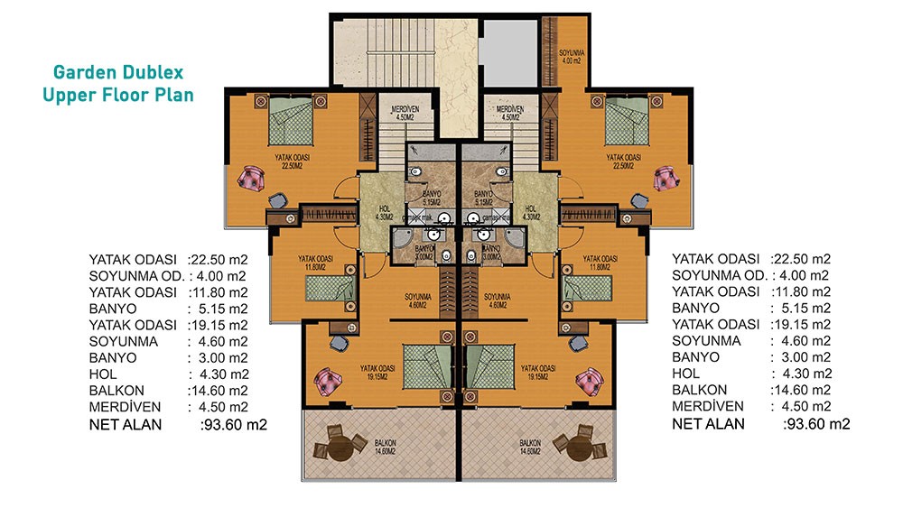 Exklusive Penthouse-Wohnungen in Nord Alanya - 4511