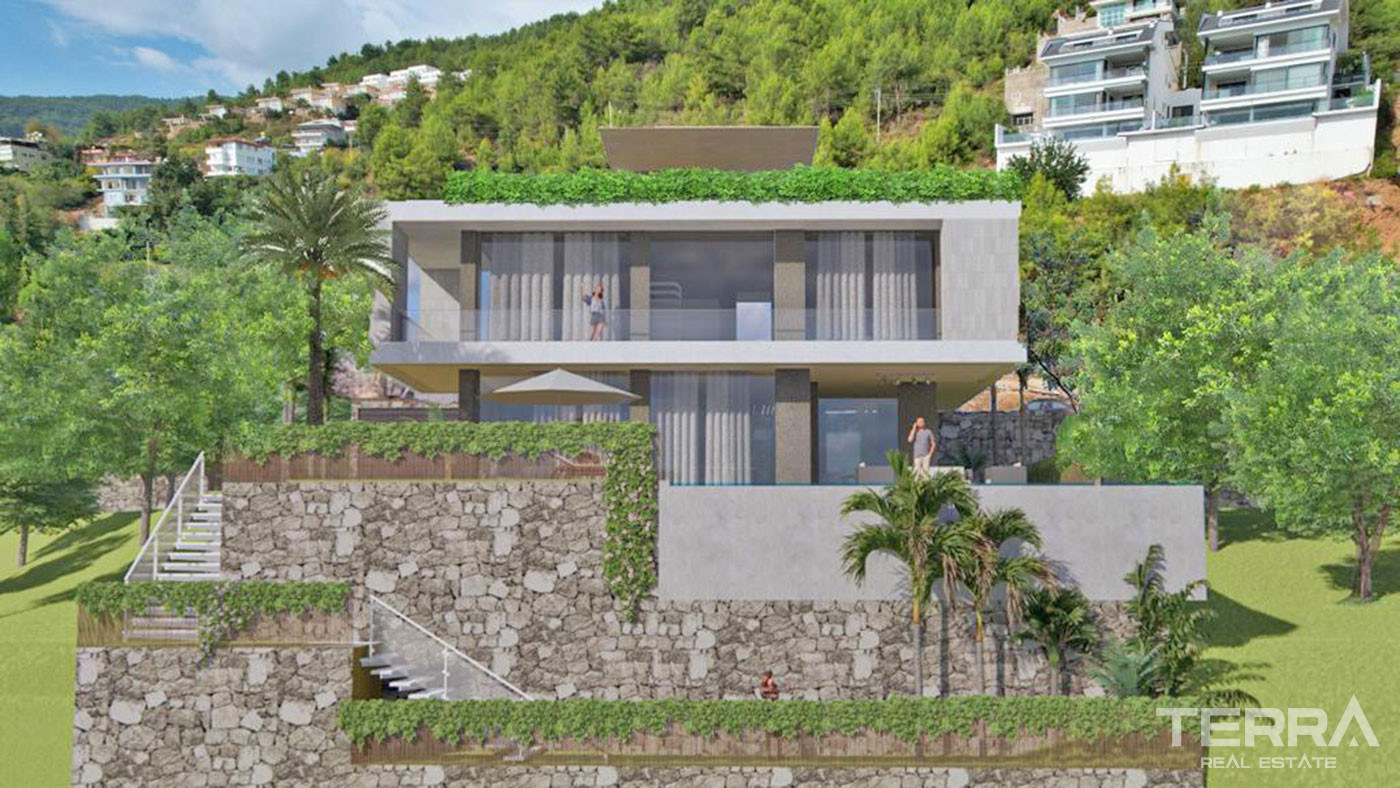 Premium Lifestyle From Sea View Villa with a Pool in Bektaş, Alanya - 96116