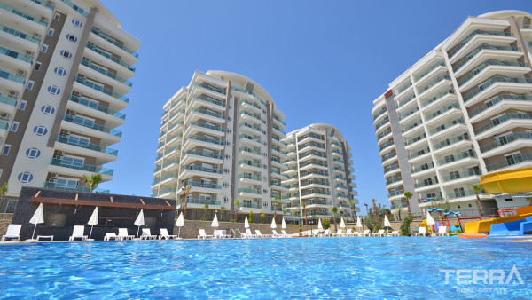 Møbleret 2+1 lejlighed i Avsallar med pool, spa & topfaciliteter