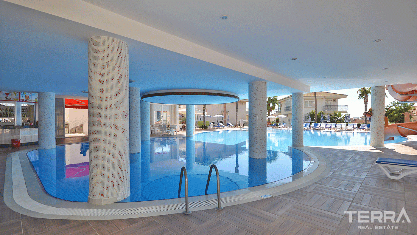 Apartament na sprzedaż w Utopia Residence, Alanya z widokiem na zamek i morze - 97743