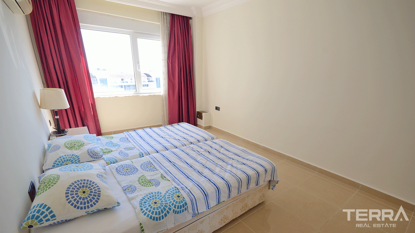 Apartament na sprzedaż w Utopia Residence, Alanya z widokiem na zamek i morze - 97760