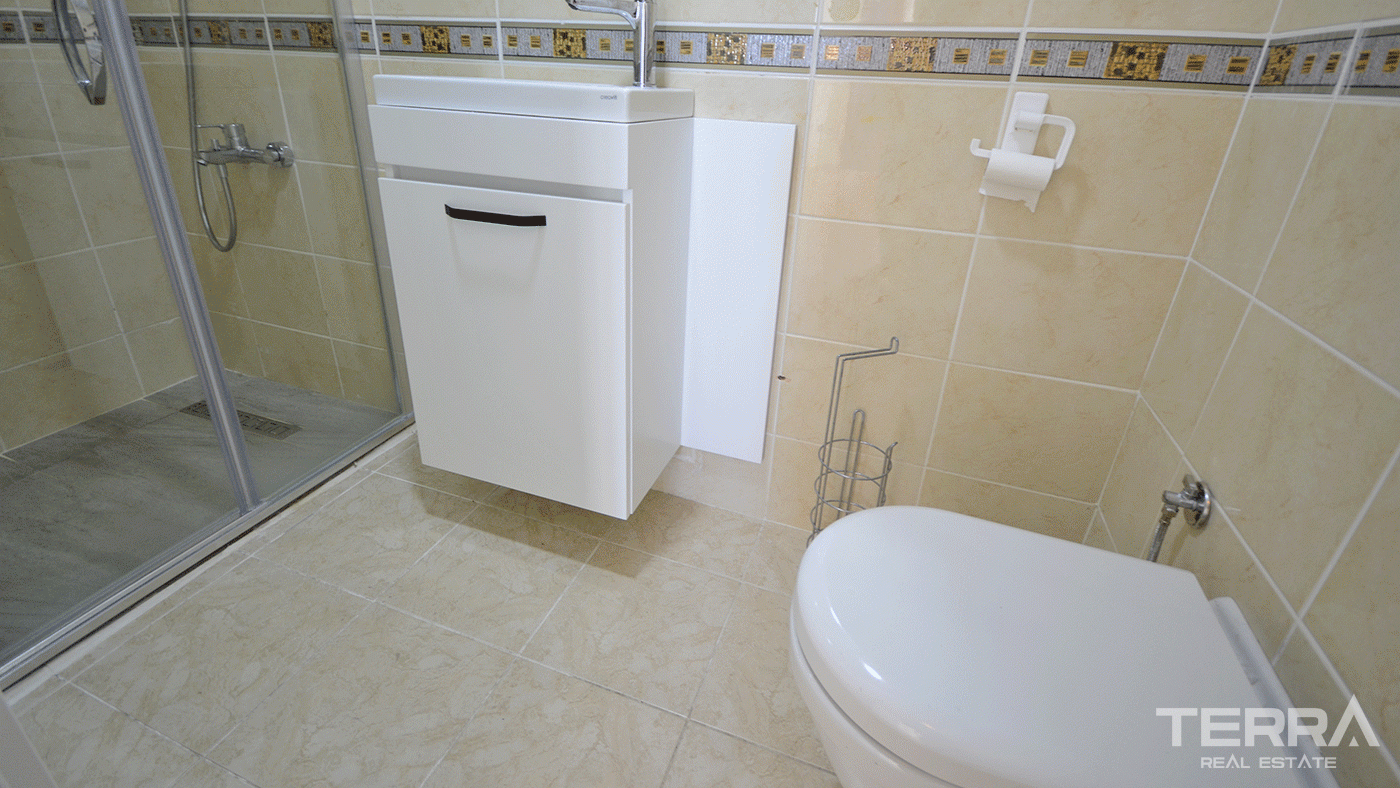 Apartament na sprzedaż w Utopia Residence, Alanya z widokiem na zamek i morze - 97763