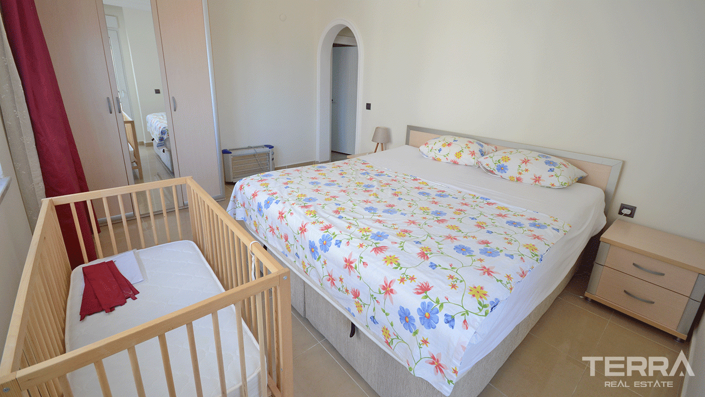 Apartament na sprzedaż w Utopia Residence, Alanya z widokiem na zamek i morze - 97767