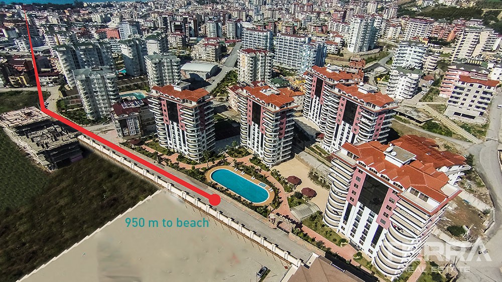 Geräumigen Apartments in der Nähe von Alanya Stadtzentrum - 4587