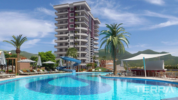 Geräumigen Apartments in der Nähe von Alanya Stadtzentrum